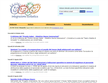 Tablet Screenshot of integrazionescolastica.it